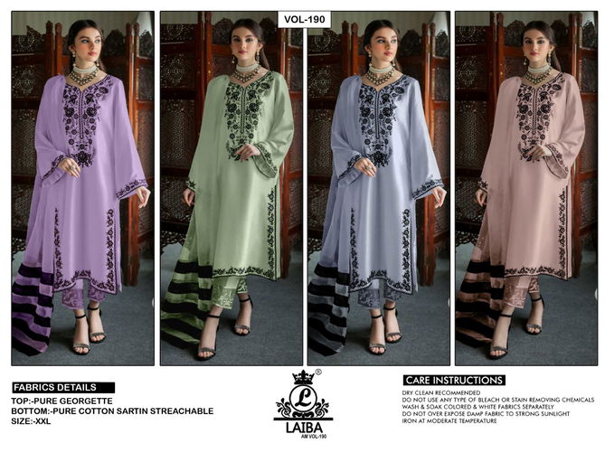 Vol 190 By Laiba Am Ready Made Pakistani Suits Catalog
